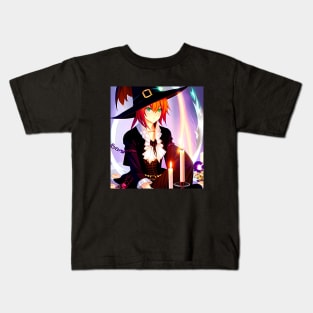 Candle Magic Witch Kids T-Shirt